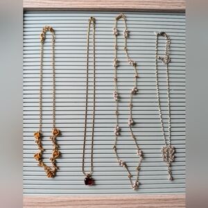 Vintage Avon 4 Piece Necklace Lot